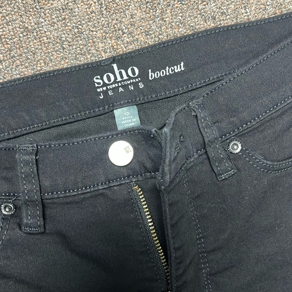 Soho New York & Company jeans Bootcut size 10 petite - Picture 2 of 4